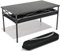 RELAX FIELD Campingtisch Klappbar mit Aluminium Aufrollbare Tischplatte, Camping Rolltisch Faltbar für 4-6 Personen mit Netztasche, Klapptisch Camping mit Tragetasche bis 100KG