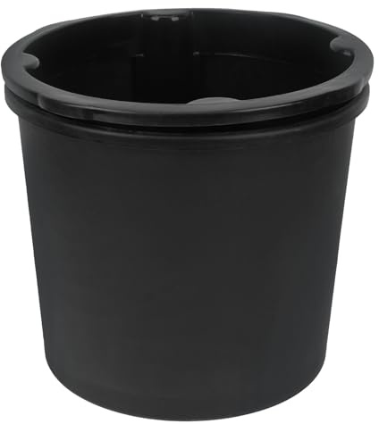 Levemolo Secchio per Piantare Patate e Arachidi, Vaso di Plastica Traspirante per Orto Domestico, Contenitore Resistente Ø29x26,5 Cm per Giardino e Serra