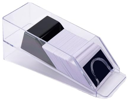 Genérico Distribuidor De Cartas De Baraja: Barajador De 6 Barajas, Máquina De Repartidor De | Mezclador De Cartas Automático Texas Hold'em Three Kingdoms Juegos De Mesa Inicio Sala De Cart