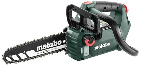metabo Batteri-motorsåg MS 18 LTX BL 25–18V, CAS, 25 cm Oregon SpeedCut Nano – borstlös, säkerhetsbrytare, kedjesnabb stopp, lätt och kompakt motorsåg för trädvård – utan batteri och laddare