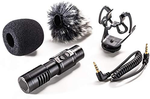 Nicama SGM8 Kamera Shotgun Mikrofon für Smartphone Aufnahme YouTube Video DSLR Kamera Canon Nikon Sony Camcorder Audio Recorder