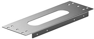 hansgrohe - Box per tubi (sBox), piastra di montaggio (per montaggio su bordo piastrelle), multicolore