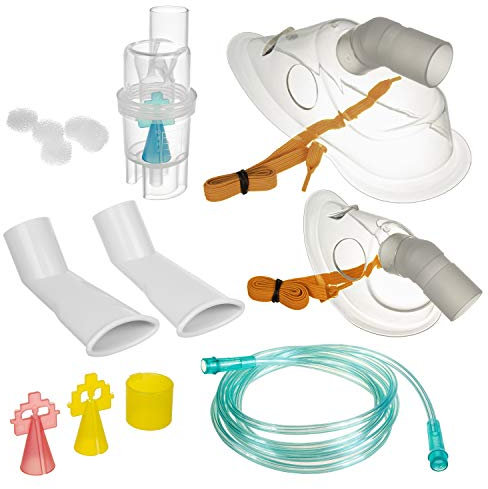Little Doctor LD-SET1+2 Set Zubehör für Inhaltor Inhalationsset, Masken, Vernebler, Kabel, Filter, Nasenspitzen