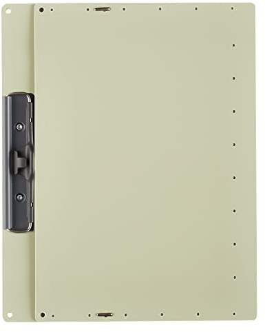 Kokuyo Portapapeles, soporte de clip A3 o A4 para organizar archivos, 12.5 x 17.5 pulgadas, soporte plegable para documentos de construcción con bolsillo de almacenamiento, beige, importación de Japón