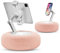 Viozon Tablet Stand with Pillow, Kindle Holder, Compatible with 4.7-13 Phone/Tablet, iPad, iPhone, Google, Kindle, 360°Adjustable Phone Holder for Bed with Soft Plush Fabric, Detachable Bowl, Pink