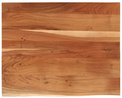vidaXL Tablero Rectangular Madera de Acacia Borde Vivo 110x80x3,8 cm