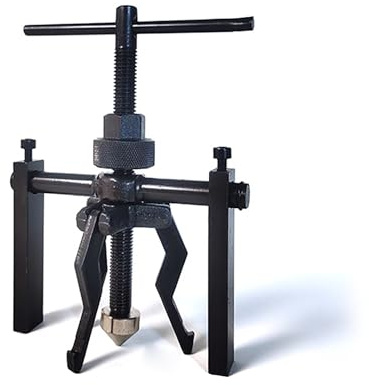 Yumfugu 1 Extractor de rodamientos de Coche, 4.72 x 6.7 Pulgadas, Acero al Carbono endurecido Interno Externo de Tres mandíbulas, Herramienta de desmontaje, Accesorio de reparación, Compatible con