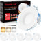 YindaLux LED Einbaustrahler 230V IP65, 5W Dimmbar LED Spots, Deckenspots Einbauleuchten 68-80mm, Mini Slim 42mm Ultra Flach Warmweiß 3000K Neutralweiß 4000K Kaltweiß 6500K, Led Spot Weiß, 6er Set
