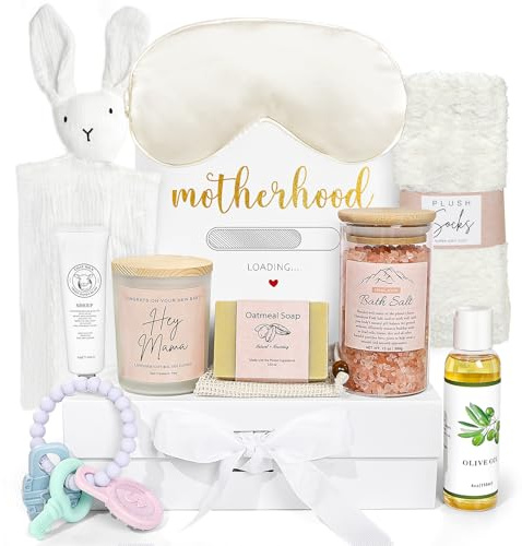 New Mum to Be Gifts Hamper, Baby Shower Gifts for Mum and New Born Baby Essentials, New Mum Gifts for Women After Birth, New Mum Pamper Kit, Maternity Gifts for Mummy To Be