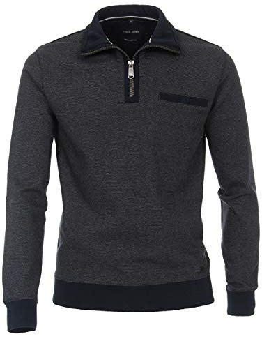 CASAMODA Sweattroyer Uni graues Dunkelblau XL