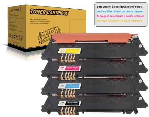 Amla 1 Cyan Kompatibel Toner Samsung CLT-C404S Samsung C404S CLT-C404 Samsung CLT-404S für Samsung Xpress C433W C433 C432W C432 C430W C430 C480W C480FW C480FN C480 C482W C482FW C482 (1 × Cyan )