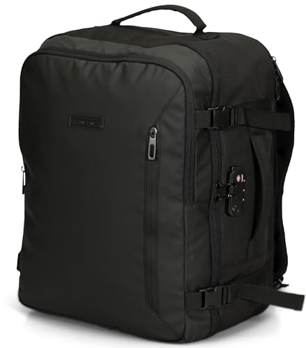 BidMamba Handgepäck Rucksack mit TSA Schloss passend für Ryanair Handgepäck 40x20x25 I wasserdichter Reiserucksack Damen & Herren - Reiserucksack Handgepäck Flugzeug mit Laptopfach l Travel