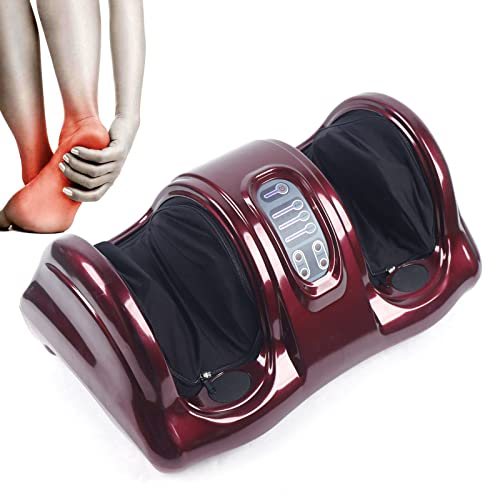 Elektrisch Fußmassagegerät, Shiatsu Tiefknet Massagegerät mit Fernbedienung, Elektrisch Wadenmassagegerät für Plantarfasziitis-Neuropathie und Schmerzlinderung - Erhöht die Durchblutung