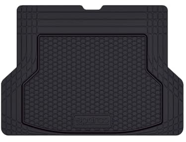 SPARCO Kofferraumwanne Laderaumwanne Universal Trimmbare Kofferraummatte Gummi