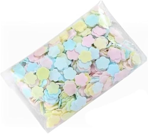 1000 Sheets Floral Paper Soap Sheets, Colorful Flower Shape Portable Disposable Travel Hiking Washing Hand Bath Toiletry Portable Gentle Papers for Women Soap Fragrance