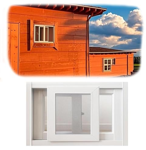 28x16in / 71x41cm Basement Slider Window, Vinyl Basement Window,Featuring Double-Pane Insulated with Thermal Insulation Soundproof Glass,Removable Sliding Windows with Screen Windows,for Sheds,White