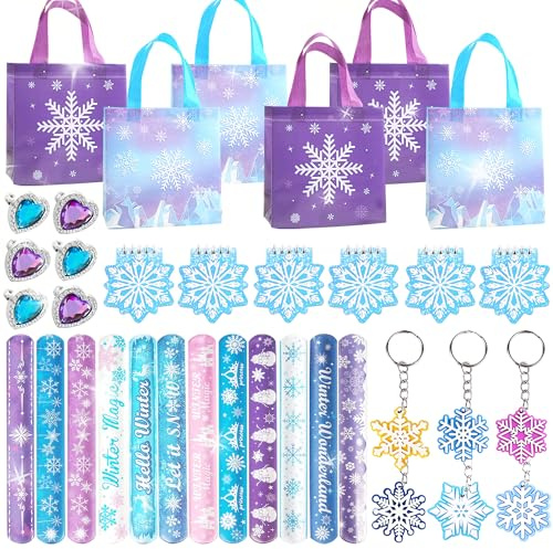 BACH AND BOUJEE fiesta frozen regalos detalles rellenos bolsitas sorpresas niñas niños frozen copos nieve invierno maravillas accesorios fiesta