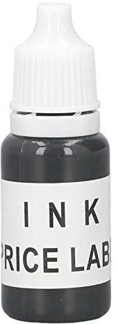 Price Labeler Ink Black Carbon Ink 10ML Replacement for Labeling Machine Roller