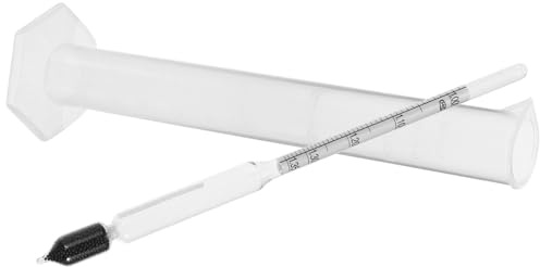 BESTOYARD Dough Hydrometer and 0-35 Baume Graduated Cylinder Kit with Plastic Measuring Tube for Food Density Testing and Fermentation Proofing in Kitchen and Lab