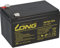 Blei-Akku WP12-12A 12V 12Ah Lead-Acid, kompatibel LC-RA1212PG, LC-RA1212PG1, Exide Powerfit S312/12S, NP12-12, FG21202, NP12-12-WT, MP12-12B, 6-FM-12, 6-DZM-12