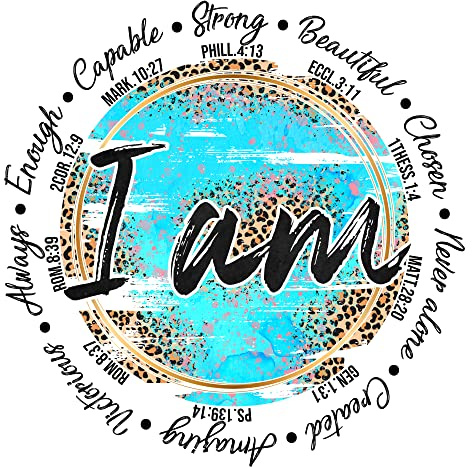 Christian Bible Verse Sublimation Transfer, Ready to Press, Bible Sublimation Transfer, Printed, Ready to Use, Sub Design, Leopard, Cheetah (Mug x4)