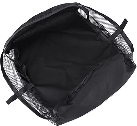 Tiiyee Cesta de Almacenamiento Inferior para Cochecito de Bebé, Bolsa Organizadora de Malla Impermeable, Compatible con Mayoría de Cochecitos de 4 Ruedas, con Bolsillo Desmontable