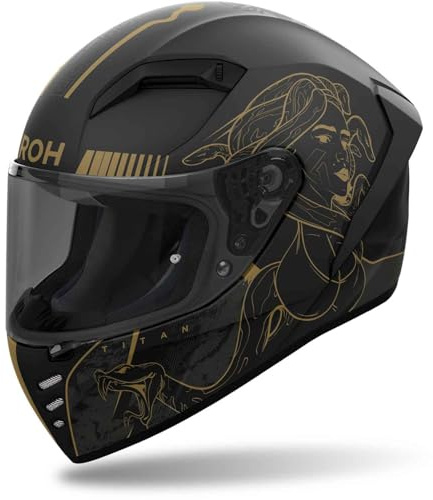 CASCO AIROH INTEGRALE CONNOR TITAN MATT M