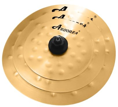 Arborea Clap Stack Cymbal 111315 3Piece Hero Brilliant Finish Bright Effect Sound Smack Stack Drum Cymbal Pack For Practice