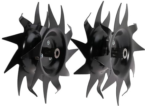 Power Tiller Tines Replace 1622, 7222, 7225, 7260, 7261, 7262, 7920, 7924, 7940 for Mantis Tiller Cultivators for Gardening, Till up to 10in Deep and 9in Wide