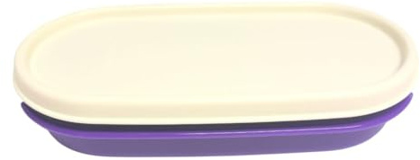 Tupperware Eidgenosse, contenitore ovale compatto, modulare per frigorifero, 200 ml (lilla)