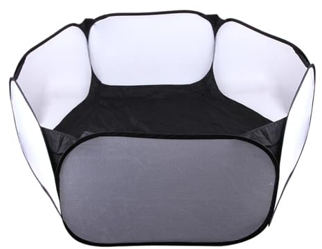 Recinto per cani con inserto, pieghevole, antiscivolo, recinto per piccoli animali, cortile e recinzione da giardino, per pulcini, gattini, cuccioli, interni, esterni, giardino, cortile, casa