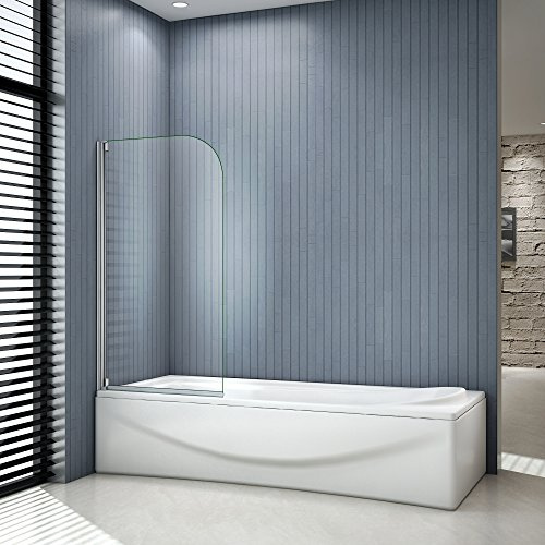 Cabina doccia Sopravasca Parete Da Vasca Apribile 180 Gradi 80x140cm 1 Anta