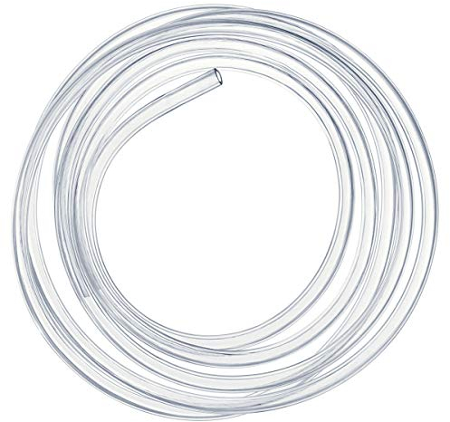 Kesote Clear PVC Tubing Pipe Hose 5 Meters for Home Garden Watering Pump Transfer, 4mm x 6mm