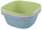Hokky Square Washing up Bowl, Colorful Small Plastic Bowls Basin, 4-Pack