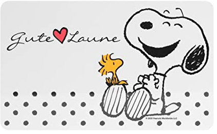 The Peanuts Snoopy Bandeja para desayuno, tabla de cortar, resistente a arañazos e higiénica, formica