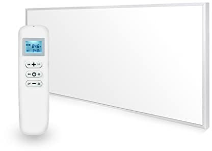 SunHeat 580W Wi-Fi Panneau Chauffage à infrarouge lointain Plafond Suspendu Chauffage Mural Chauffage Panneau Fin [Classe énergétique A++]