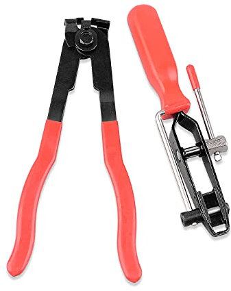 DAYUAN 2pcs CV Joint Boot Clamp Ear Pliers Set Hose Band Cut-Off Pliers Car Banding Tool Kit