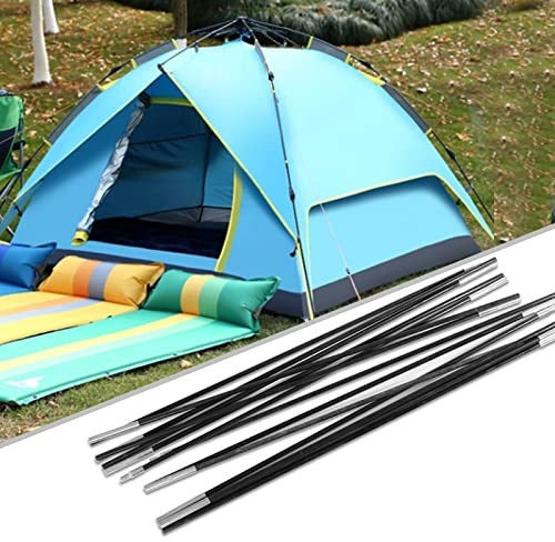 Universelle Fiberglas Zeltstangen 4.9M, 2 Stück Fiberglasstangen Tarpstange für Vorzelte Zeltgestänge Ersatzgestänge für Camping Wandern Zubehör