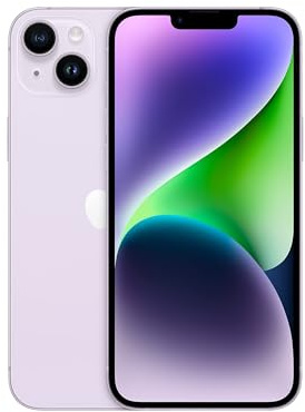 Apple iPhone 14 Plus, 128GB, Purple - Unlocked (Renewed)