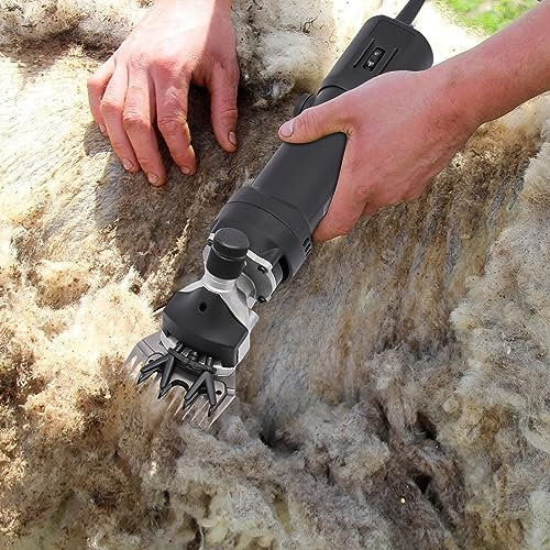 Schermaschine Schafe Schafschermaschine Elektrische Wollschere Schafschere Schaf Pferde Scherenschleifmaschine Elektrisch MesserschäRfer Schermesser Schleifmaschine FüR Schleifen Wolle 350W 3600Rpm