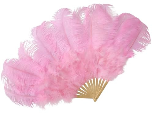 Éventail de Danse en Ligne - Accessoires Artisanaux À 13 Bâtons | Éventails À Claque Pour Danse En Ligne | Pour Théâtre Scène Fête Mariage Festival Burlesque Église Photographie Du