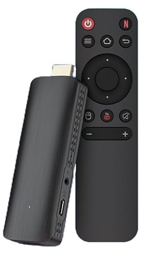 Moliuoly ForQ6 - Chiavetta TV per Android 10 4K 1080P Dual Band Wi-Fi 6 streaming