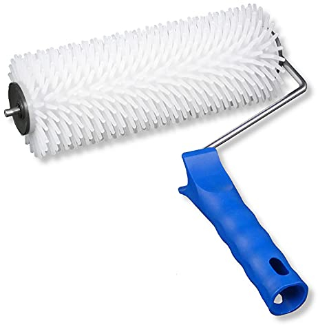 DEWEPRO® Entlüftungsroller Stachelwalze ø85mm x 230mm Breite - Handstachelwalze mit 20mm Stachellänge - Entlüfterrolle, Entlüftungswalze - Igelwalze in Profi-Qualität