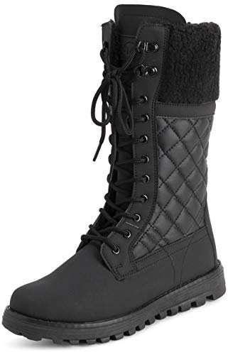 Polar Bottes Femme Mi-Mollet Impermeables – Chaudes, Resistantes et Thermiques pour l’Hiver et l’Exterieur