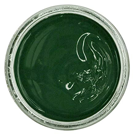 Famaco 50ml Green Pine Thuya Leather Deluxe Cream Polish for Boot and Shoe with Application Sponge - Long Lasting Shine Protector Kit for Boots and Shoes