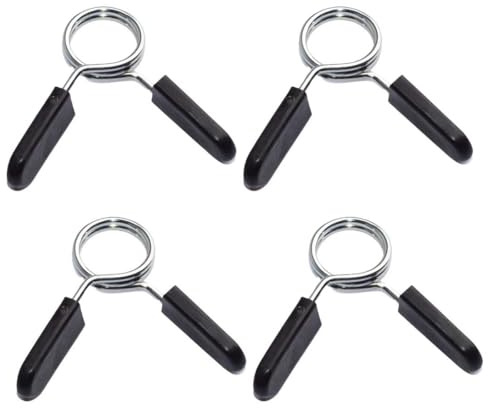 UEAVOID 4 Stück Gewicht Hebel-Klemmen für Hanteln,Hantelstange Federverschluss,Hantel-Klammern für Hanteln, Gewichtheben, Hantelbefestigung, Feststeller, 30mm, Federclip, Hantel