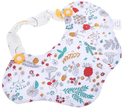 Vaguelly Cotton Saliva Wipes Bib Feeding Bibs for Weaning Muslin Cloths Comfortable for Newborn