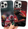 TBNMBGY [2 Stück Handyhülle für Apple iPhone 11 6,1 Hülle, F1 Rennfahrer Muster Motiv Schutzhülle Schwarz Weiche Silikon Premium TPU Stoßfest Case für iPhone 11