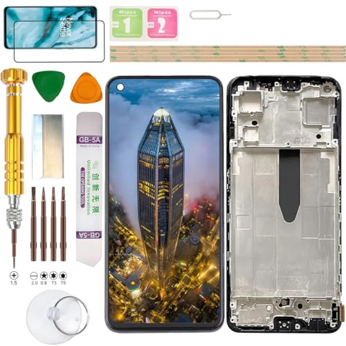 Gadget Troops Kit de repuesto de pantalla LCD (sin huellas dactilares) para OnePlus Nord CE 2 5G IV2201