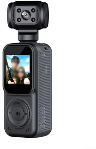 Cámara de acción con noche, grabadora de video portátil compacta, para aventuras al aire libre, cuerpo ABS, para videocámara para senderismo, ciclismo, viajes,